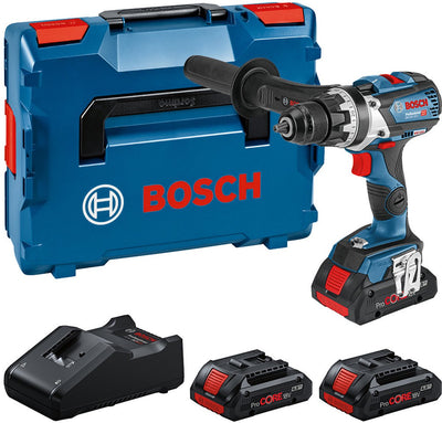 Bosch professional gsr 18v-110 c trapano avvitatore a batteria 18v 3x 4.0ah in l-boxx - 0615a5002s