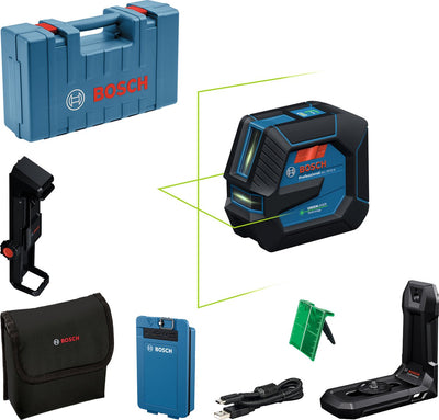 Láser de línea Bosch blue gl 20-22 g | 1 x batería ba 3.7v li-ion 3.0ah xl | en caso - 0601065602