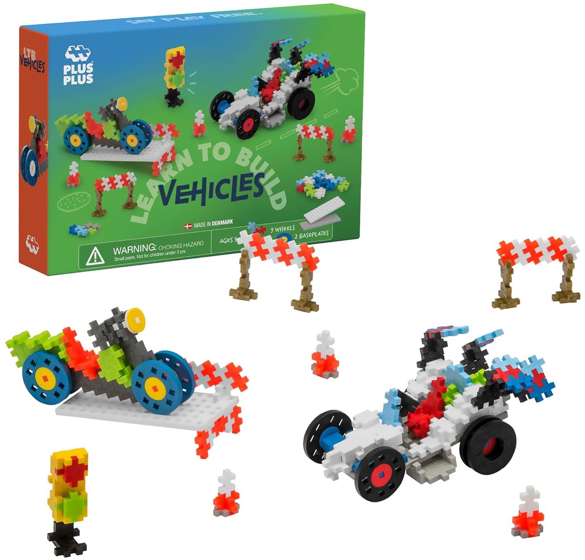 Plus plus aprende a construir vehículos plus-plus: 500 piezas (7011)