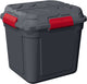 Sunware q-line caja de almacenamiento impermeable con tapa 110l - 60,1x53,1x54,5 cm