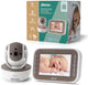 Alecto dvm200mbe - babyfoon met camera en 4.3 kleurenscherm, wit bruin
