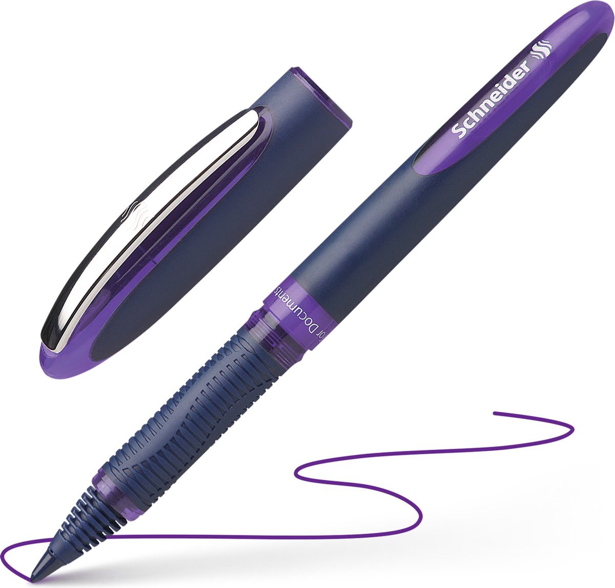 Instrumentos de escritura Schneider Rollerball - One Business - Ancho de trazo 0,6 mm - Violeta - s-183008