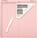 Tabellone segnapunti Vaessen creative - punteggio facile - 30,5 x 30,5 cm - con osso pieghevole e righello - in cm - rosa