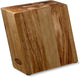 Ceppo portacoltelli Boretti - realizzato in legno di acacia - un ceppo portacoltelli elegante e di stile, perché questi coltelli meritano un podio.