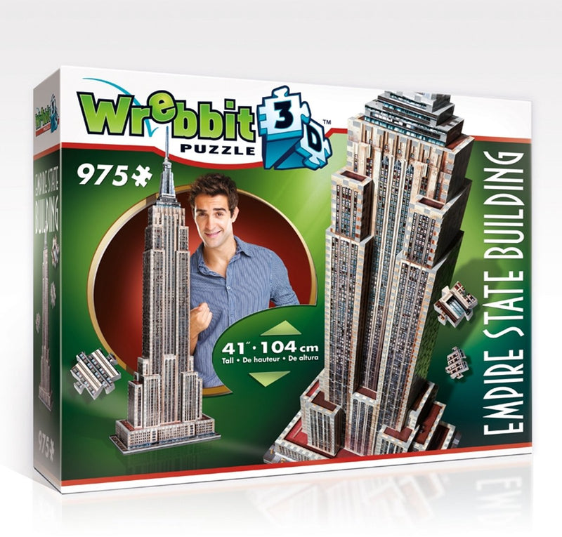 Wrebbit Empire State Building - Puzzle 3D - 975 pezzi
