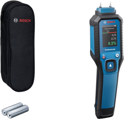Bosch blue gmp 1-13 material moisture meter | 2 batteries 1.5v lr6 (aa) + storage case - 0601078000