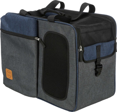 Trixie Zaino per cani Tara - grigio blu - fino a 7 kg - 25 x 38 x 50 cm