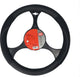 Coprivolante per auto Carpoint - pelle PU nera - per volanti con diametro di 37-39 cm