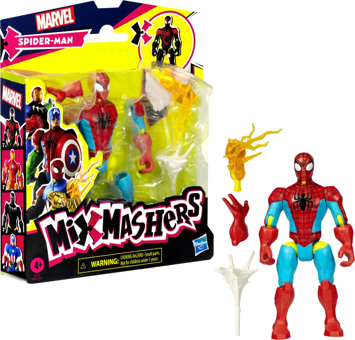 Hasbro mixmashers marvel spider-man - mix match actiefiguur - 4+ jaar
