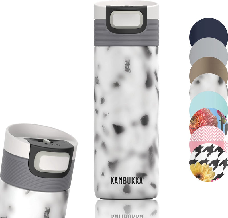 Tazza termica Kambukka Etna 500 ml - facile da pulire - tazza da caffè a tenuta stagna - terrazzo nebbioso
