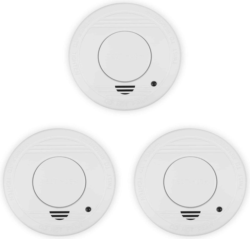 Smartwares fsm-12503 - detectores de humo 3pcs 85 db - batería y sensor de 10 años - etiqueta q - detector de incendios