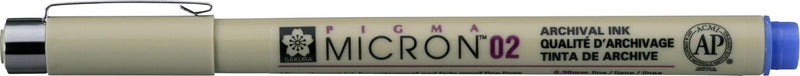 Penna a inchiostro d'archivio Sakura pigma micron 0,30 mm blu