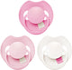 Chupete dinámico Difrax lovi - prime - 0 a 6 meses - rosa - 3 piezas