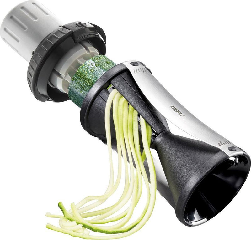 Gefu spirelli® 2.0 taglierina a spirale – taglierina julienne – incluso pelapatate e spazzola per la pulizia