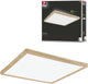 Paulmann Panel LED atria brillo retroiluminación ip44 angular 293x293 mm 16w 1600lm 3000k aspecto madera