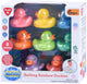 Play rainbow rubber ducks, 8th.