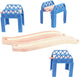Bigjigs Piezas de puente de riel de madera, 3er.