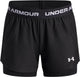 Under armour ua tech play up 2n1 pantalones deportivos cortos unisex - negro - blanco