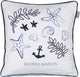 Riviera maison rivièra maison sail away cuscino cuscino decorativo - 45 x 45 cm - blu