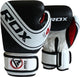 Guantoni da boxe Rdx per bambini - - 4b robo - pelle artificiale - bambini - 4 oz - nero - bianco