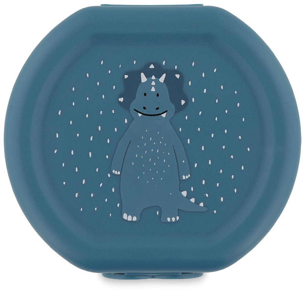 Trixie set da due scatole per snack con clip - Mr. Triceratops - facile da aprire - senza BPA - per la scuola e in viaggio