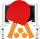 Set da ping pong Avento - completo - nero rosso