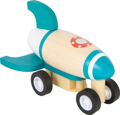 Small Foot wooden pull-back aircraft, set of 3