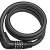 Bloqueo de cable de grado de abus Microflex 6615C 85 15 Negro