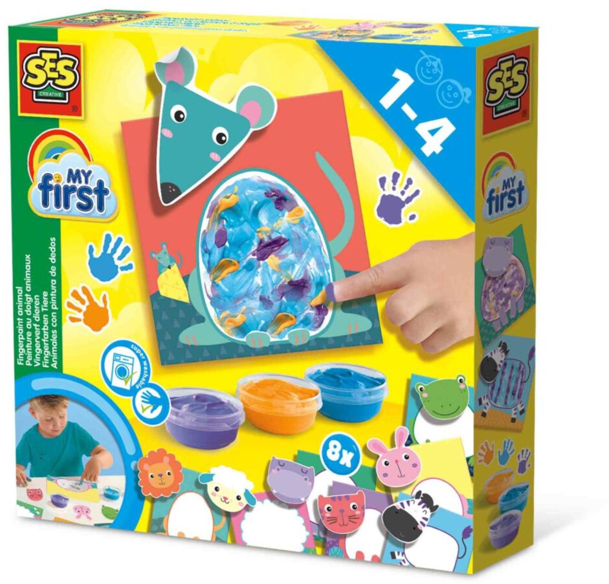 Ses my first - vingerverf dieren