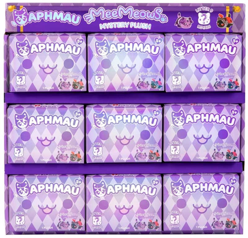 Aphmau 6 peluche misterioso meemeow - serie 9 - realeza
