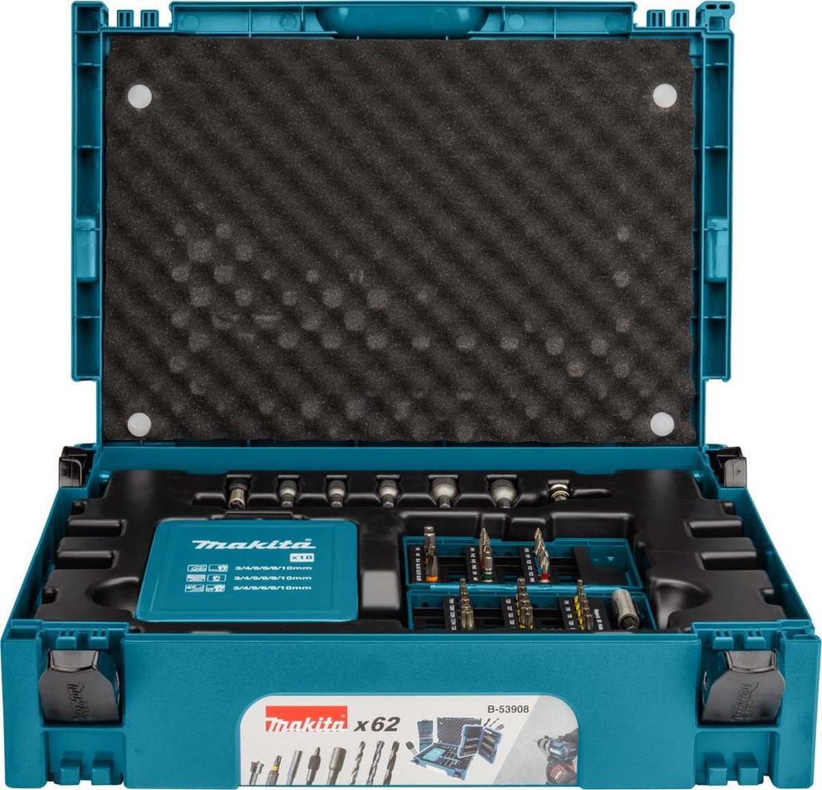 Makita b-53908 set di punte per trapano e vite da 62 pezzi in mbox