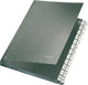 Leitz bureaumap karton - a-z tabs - a4 - zwart