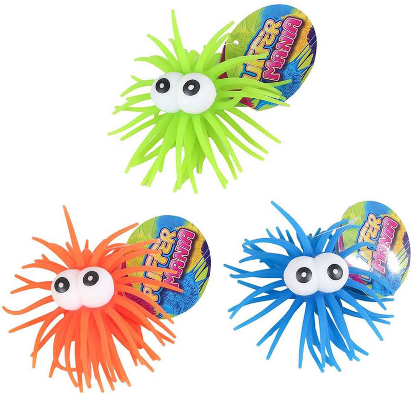 Palla mania puffer con gli occhi, 12 cm