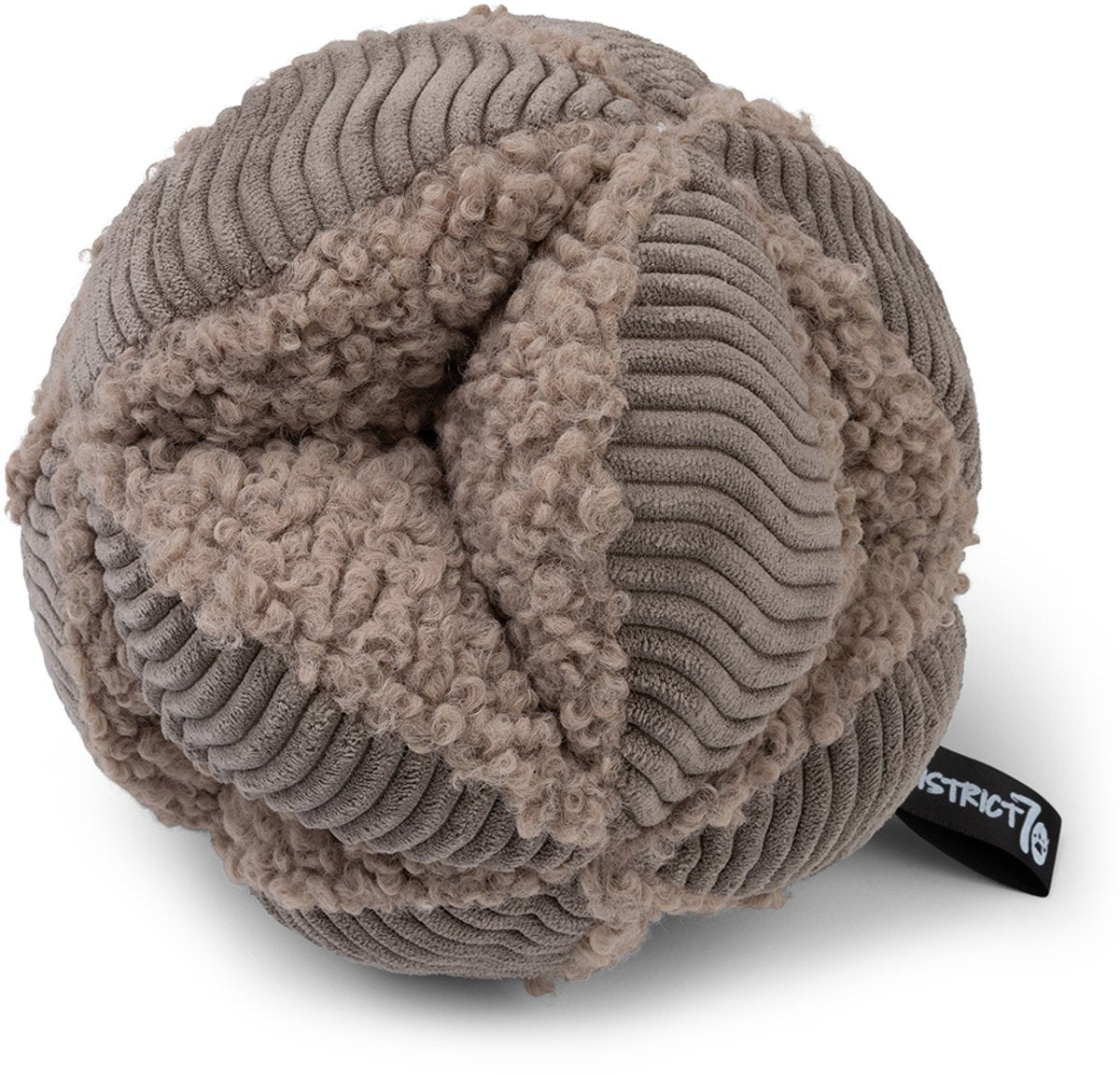 District 70 Bobby – Palla da annusare per cani | stimuleert speurgedrag mentale uitdaging – tortora – grande ø19 cm