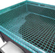 Proplus aanhanger afdeknet - 150 x 220 cm - elastische bevestiging - groen - aanhangwagennet