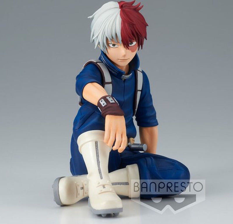 Estatua banpresto my hero academia break time pvc todoroki shoto 10 cm