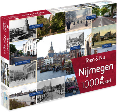 La fábrica de diversión de Tucker, entonces ahora rompecabezas - Nijmegen (por el fotógrafo Robert Mulder) - 1000 piezas - rompecabezas