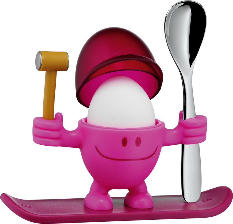WMF Kids McEgg - huevera - rosa - incluye cuchara - bonito diseño - apto para niños
