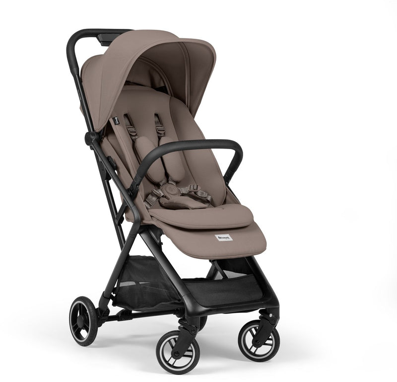Hauck fly n care - cochecito de viaje súper compacto para padres que aman viajar - mocha