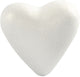 Corazones de empresa Creativ, altura: 11 cm, fondo: 5 cm, ancho: 11,5 cm, blanco, 5 piezas 1 caja