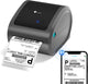 Phomemo d520bt - draadloze labelprinter - bluetooth usb - thermisch printen - voor mobiel pc - inclusief labels - grijs