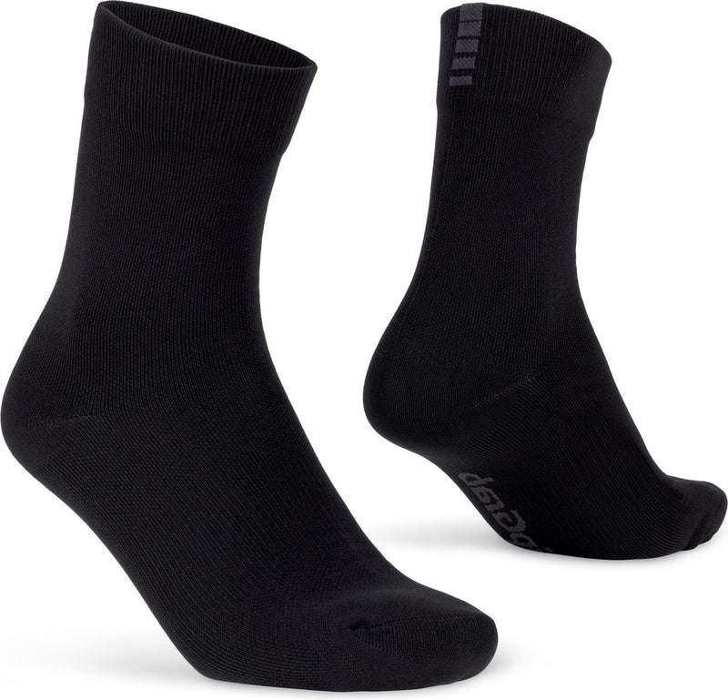 Gripgrab - calcetines de ciclismo ligeros e impermeables para primavera y otoño calcetines de invierno para ciclismo - negro - unisex - talla XL