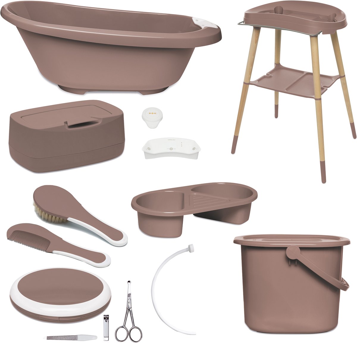 Set da bagno Bébé-jou 8 pezzi sense edition mousse moka