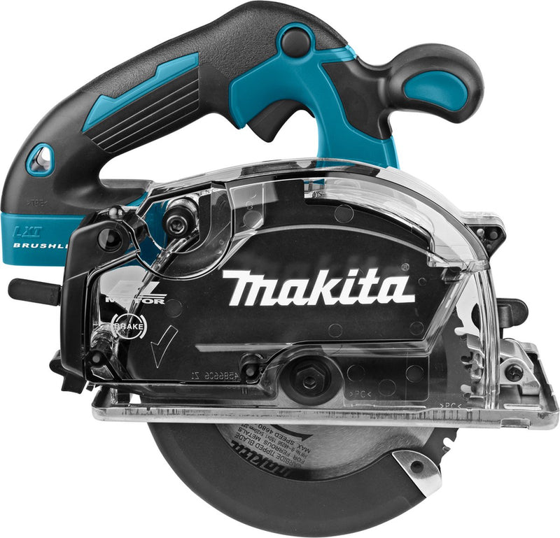 Sega circolare per metallo Makita dcs553z 18v corpo 150 mm | senza batterie e caricabatterie
