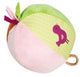 Bola suave de Goki con una campana de color verde rosa
