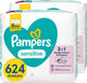 Salviette per neonati Pampers Sensitive - Senza profumo - 12 x 52 salviette per neonati