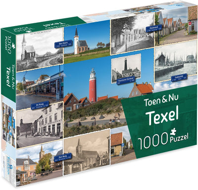 La fábrica de diversión de Tucker, entonces ahora rompecabezas - texel (por el fotógrafo robert mulder) - 1000 piezas - rompecabezas