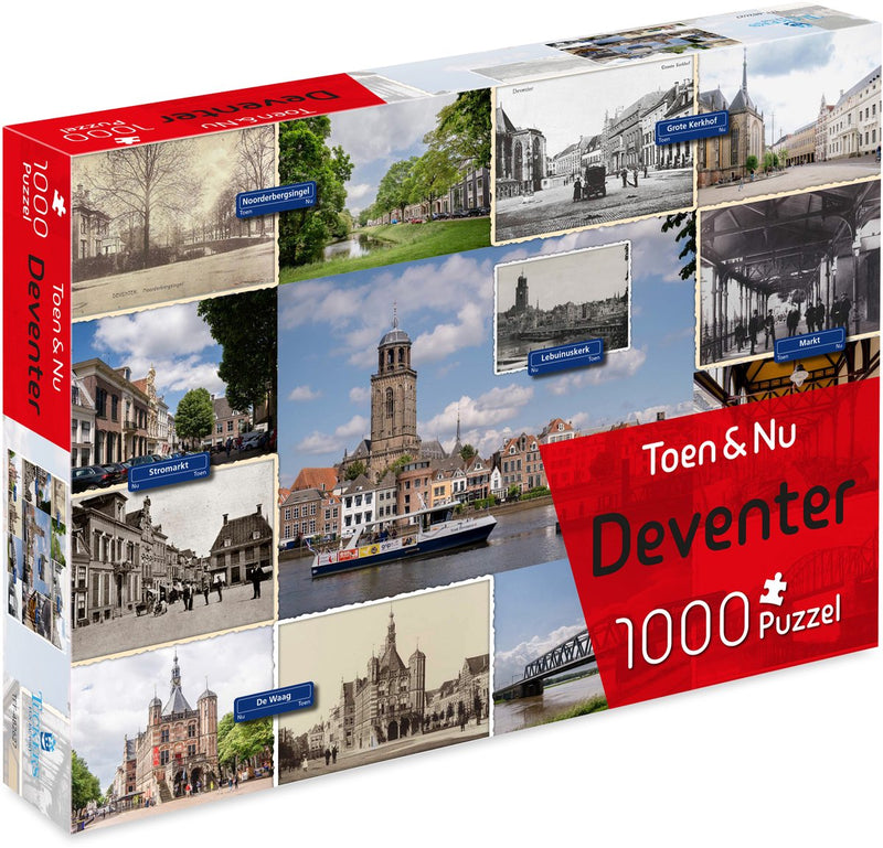 Puzzle La fabbrica divertente di Tucker allora adesso - deventer (del fotografo robert mulder) - 1000 pezzi - puzzle