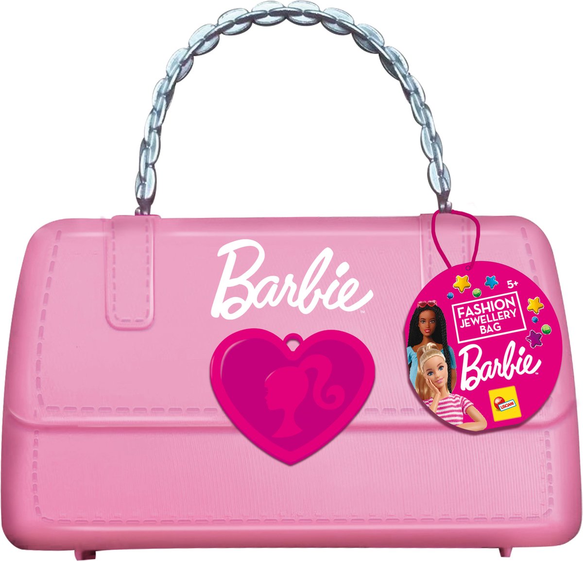 Lisciani barbie fashion jewellery bag display 12