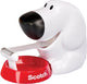 Dispensador de cinta Scotch® diseño perro + 1 rollo de cinta® magic™ 19 mm x 7,5 m